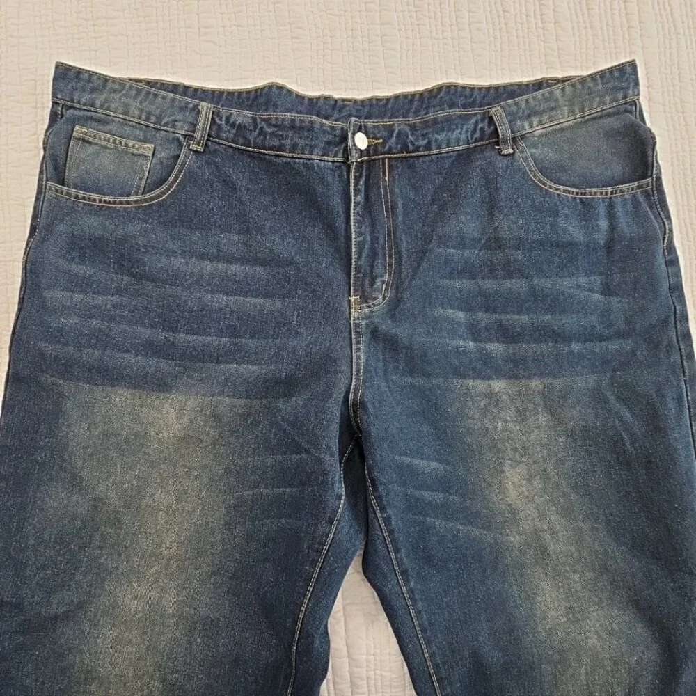 Manfinity Jeans Men's 5XL (50x31) Indigo Wash Stretch Denim EUC Comfort Workwear